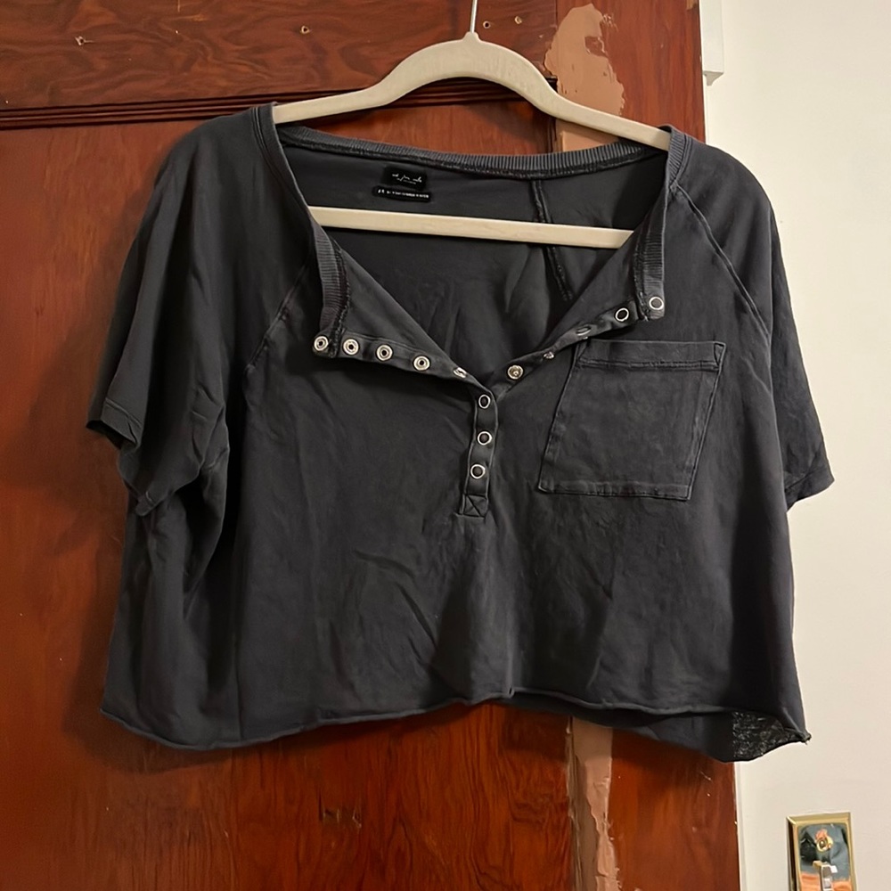 out from under cropped tee